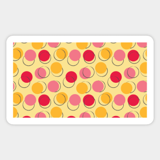 Colorful Circle Seamless Pattern 026#002 Sticker